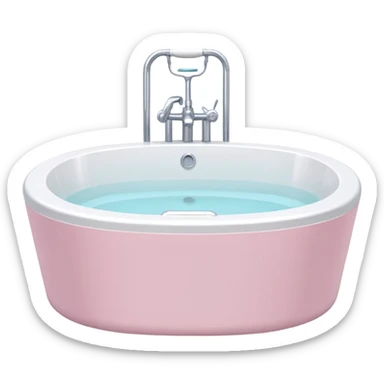 Pastel luxury jacuzzi bathtub  sticker