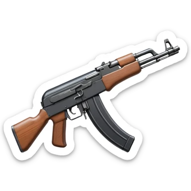 Gun ak47 sticker