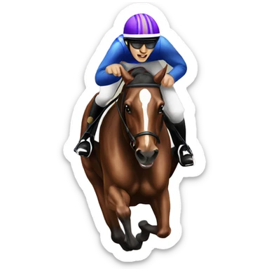 horse racing sticker