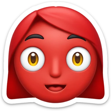 Guaxinim vermelho  sticker