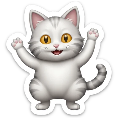gatto che balla sticker