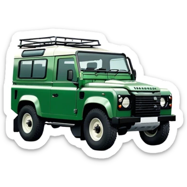 Land Rover Defender - Land Rover (Model Year: 2022) (Iconic colour: Green) sticker