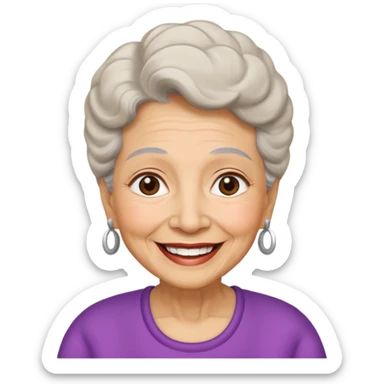 ABUELITA SONRIENDO sticker