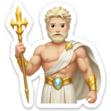Zeus, God of Sky from Olympus Gods sticker