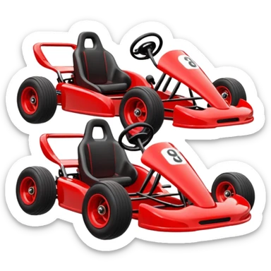 Go kart sticker