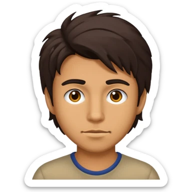 Moreno greñudo sticker