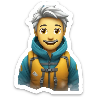 Inoxtag en haut de l’Everest  sticker