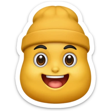 gorro panadero sticker