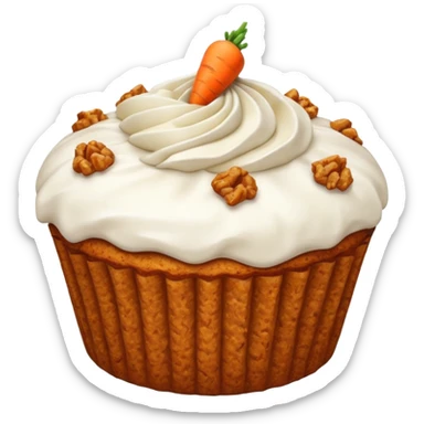 carrot cake muffins with NO green sticker