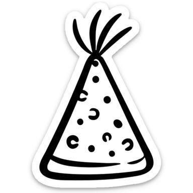 celebration party hat sticker