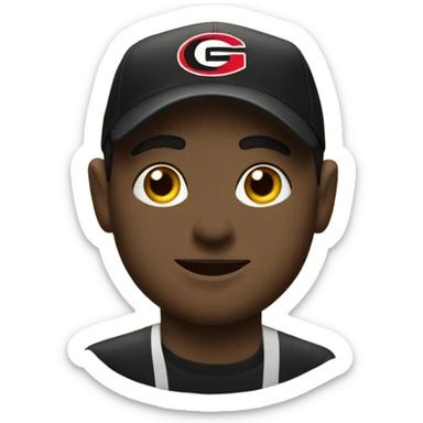 College Georgia fan sticker