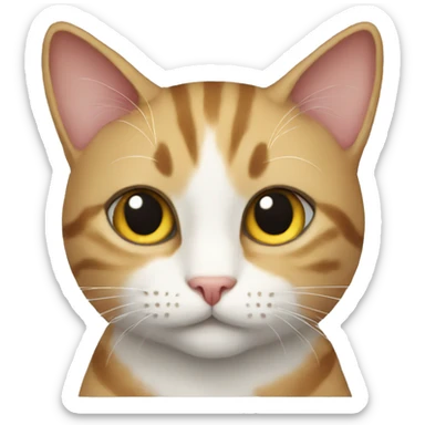 Cat cat sticker