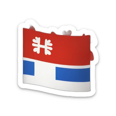 Canton fribourg flag sticker