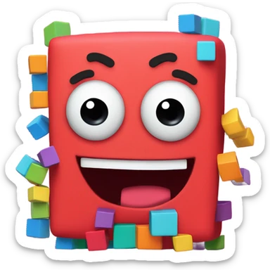 Numberblocks 5 sticker