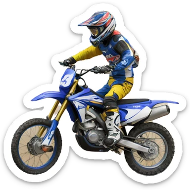 Moto cross sticker