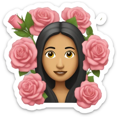 rosa de guadalupe  sticker