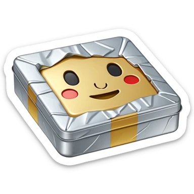 ℝ𝕖𝕔𝕥𝕒𝕟𝕘𝕦𝕝𝕒𝕣 𝕤𝕝𝕚𝕘𝕙𝕥𝕝𝕪 𝕔𝕣𝕚𝕟𝕜𝕝𝕖𝕕 𝕡𝕚𝕖𝕔𝕖 𝕠𝕗 𝕥𝕚𝕟 𝕗𝕠𝕚𝕝 sticker