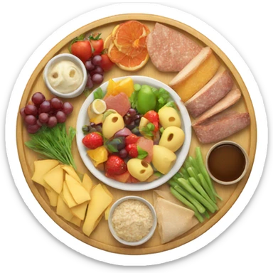 Food platter  sticker