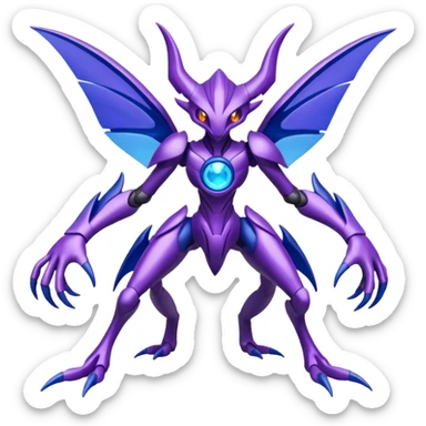 Genesect-Miraidon-Lunala-Fakémon-hybrid-creature (full body)  sticker