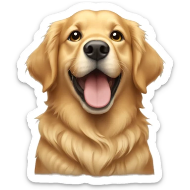 Golden retriever sticker