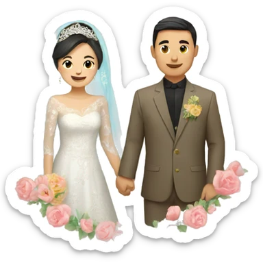 Kazakh wedding  sticker