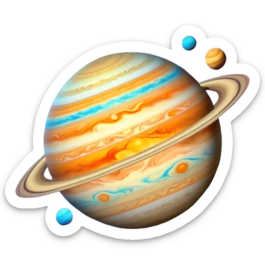 Make a Jupiter emoji sticker