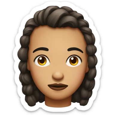 side-eye and pout sticker