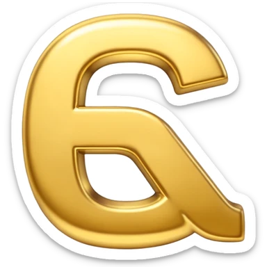 OG letters 3d emoji sticker