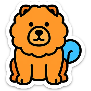 chow chow sticker