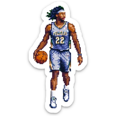 New Orleans Pelicans basketball player sticker