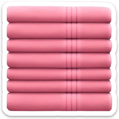 Pink towels sticker