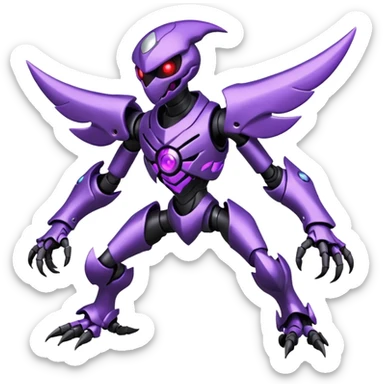 Duskull-Darkrai-Genesect-Fakémon-fusion (full body) sticker