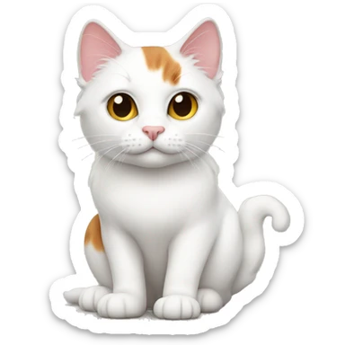 turkish van cat sticker