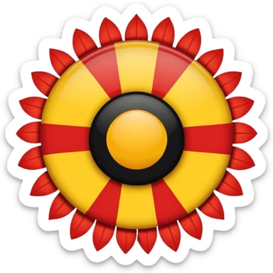 aboriginal flag sticker