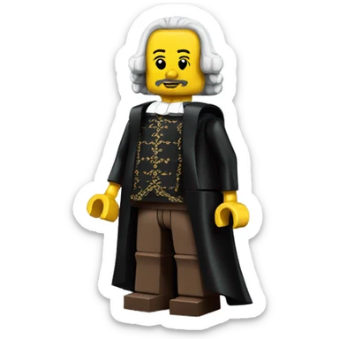 WILLIAM SHAKESPEARE lego full body sticker