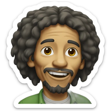 Old bob marley sticker