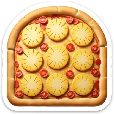 pineapple pizza sticker