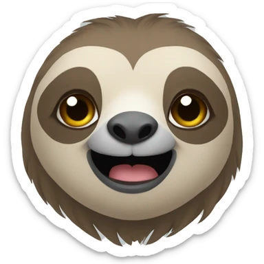 sloth sticker