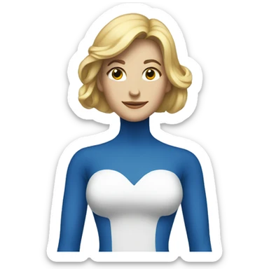 Invisible Woman sticker
