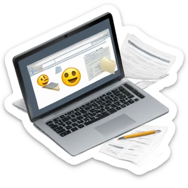 I have just finished my report sticker