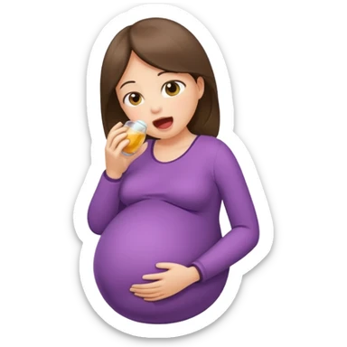 Pregnant women swallowing women whole sticker