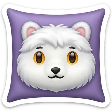 good night pillow sticker