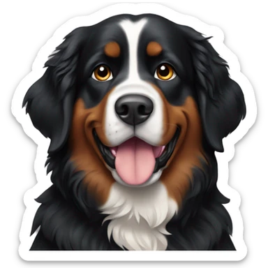A bernese mountain dog sticker