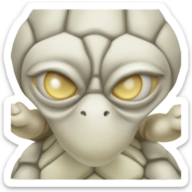 Tortue blanche  sticker