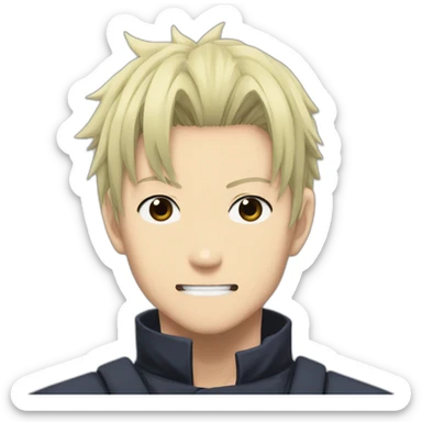 Toji Fushiguro jujutsu kaisen sticker