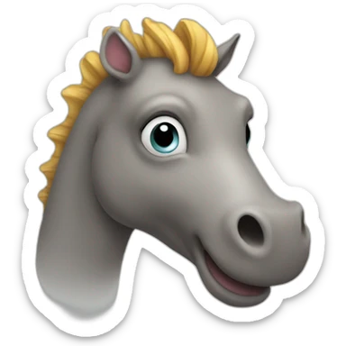 Hippocampe sticker