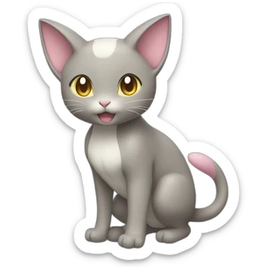 Pokémon Mew Shiny sticker