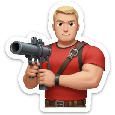 The Heavy from TF2 sticker
