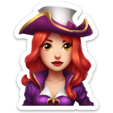 sad miss fortune league of legends sticker