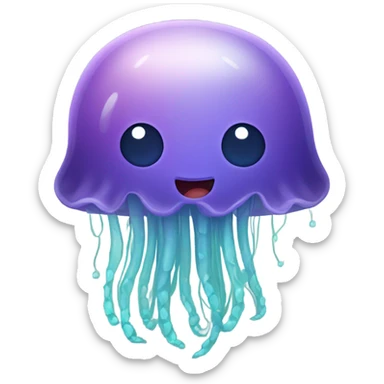 Jellyfish sticker